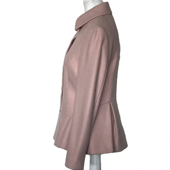 Ted Baker Touch of Cashmere Wool Blend Blazer Sz 3 Luxury European Chic Designer - Picture 3 of 16
